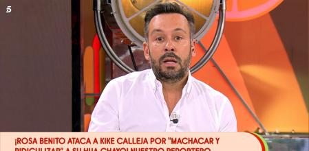 Kike Calleja responde a las críticas de Rosa Benito contra 'Sálvame': 