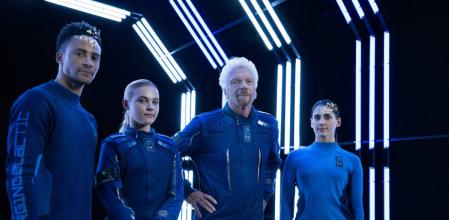 Join us July 11th for our first fully crewed rocket powered test flight, and the beginning of a new space age. 

Aboard #Unity22 will be our team of two pilots and four mission specialists, including Sir Richard Branson. They will put our Future Astronaut spaceflight experience to a final test, while giving the world a preview of the life-changing experience.

Subscribe to Virgin Galactic on YouTube: https://virg.in/GalacticYouTube
