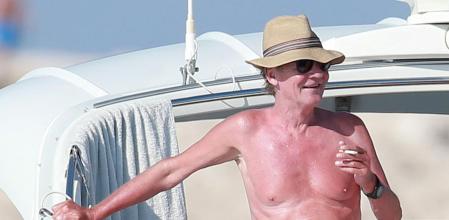 Ernesto de Hannover en ibiza en 2017