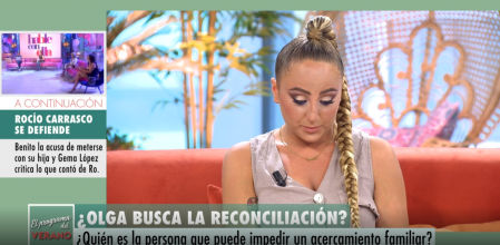Rocío Flores esta mañana en Telecinco.