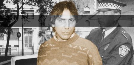 Juan José Moreno Cuenca, El Vaquilla, durante una de sus múltiples detenciones