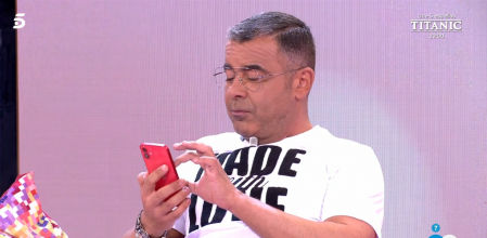 Jorge Javier Vázquez ha interrumpido hoy Sálvame