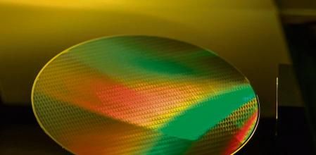 A 200 millimetre silicon wafer in a lithography scanner during manufacture at the X-Fab Silicon Foundries SE semiconductor plant in Corbeil-Essonnes, France, on Tuesday, June 1, 2021. Shortages in the semiconductor industry, which have alreadyslammed automakersand consumer electronics companies, are getting even worse, complicating the global economy#{emoji}146;s recovery from the coronavirus pandemic. Photographer: Nathan Laine/Bloomberg