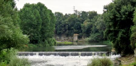 El río Ter a los pies de Torelló