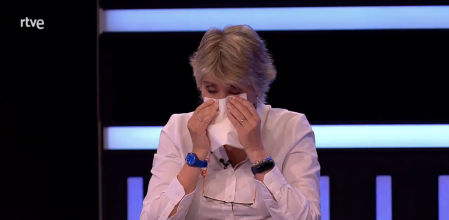 Paloma del Río no puede reprimir las lágrimas en la clausura de Tokio 2020