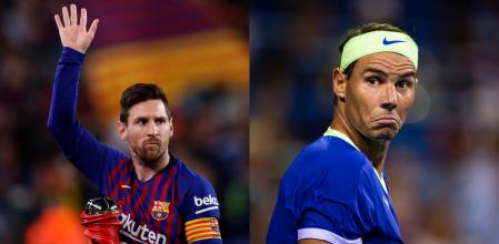 Leo Messi y Rafa Nadal
