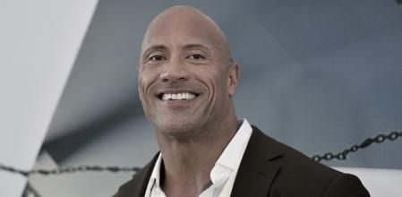 Dwayne Johnson en un estreno en Los Ángeles
