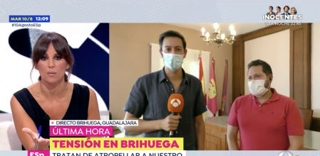 Amenazan a un equipo de ‘Espejo Público’ al grito de “mentirosos”