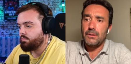 Ibai Llanos y Juanma Castaño, durante su encuentro en Twitch