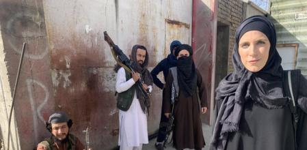 La corresponsal de la CNN, Clarissa Ward