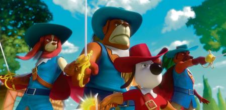 D'Artacán y los tres mosqueperros, Amis, Dogos y Pontos.