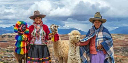 Indíqenas Quechua en el valle Sagrado de Cuzco, Perú