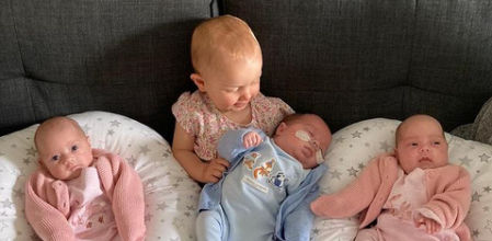 Una profesora muestra las ‘consecuencias’ del confinamiento: 4 hijos en 12 meses