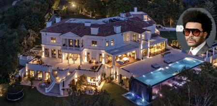 Vista aérea de la megamansión. Su anterior propietario era un magnate de la comunicación holandés.