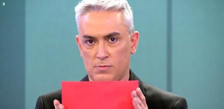 Kiko Hernández, antes de dar el resultado de Anabel.