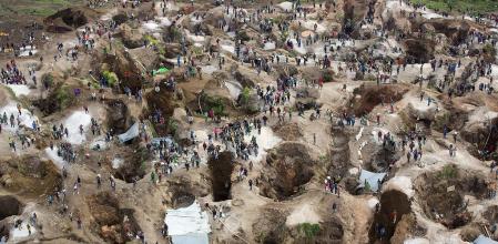 Una mina en Rubaya, República Democrática del Congo