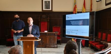 El vicepresidente segundo del Consell, Rubén Martínez Dalmau, durante un acto este martes en Sagunto.