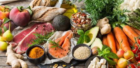 Alimentos naturales para una dieta mediterránea