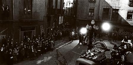 Rodaje de Plácido, de Berlanga en Manresa