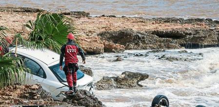 01092021 día después de la Tormenta torrencial que provocó Desastre en las Casas de Alcanar