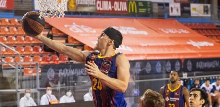 El jugador del Barça Kyle Kuric