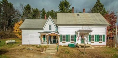 La casa de Vermont (Estados Unidos) vista desde fuera