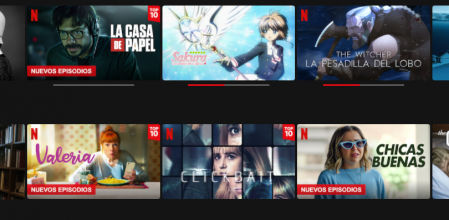 Los catálogos de cada plataforma varían dependiendo del país