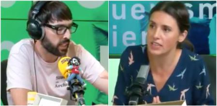 El insólito piropo de Quique Peinado a Irene Montero por su labor como ministra