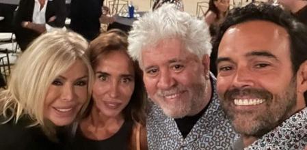 Bibiana Fernández, María Patiño, Pedro Almodóvar y Ricardo Rodríguez