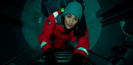Suranne Jones, un reclamo para bajar al submarino 'Vigil'.