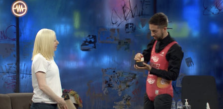 David Broncano y Susana Rodríguez en el nuevo plató de 'La Resistencia'