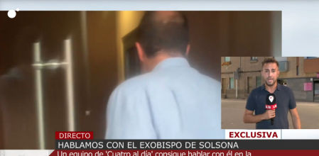 'Cuatro al día' ha localizado al obispo de Solsona, Xavier Novell