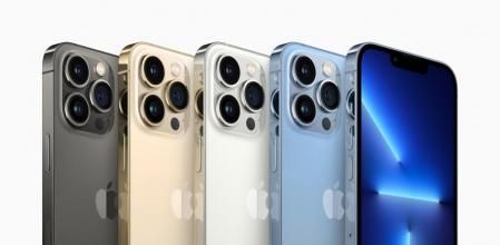 La gama de colores de los nuevos iPhone 13 Pro