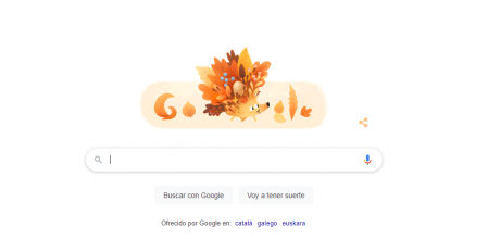 El 'doodle' de Google para dar la bienvenida al otoño