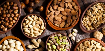 Variedad de frutos secos