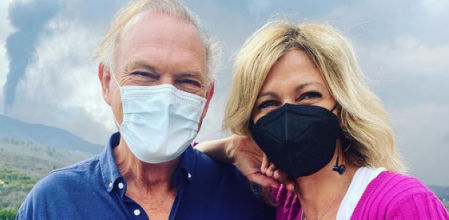 Pedro Piqueras y Susanna Griso se inmortalizan en La Palma