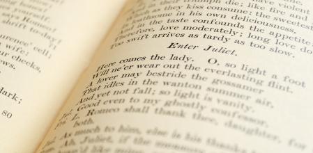 Part of Romet and Juliet by Shakespeare.