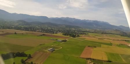 Puigcerdà y La Cerdanya desde el aire.