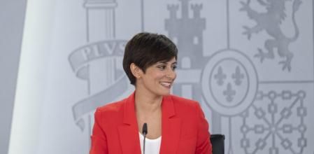 La ministra Portavoz, Isabel Rodríguez, comparece en una rueda de prensa posterior al Consejo de Ministros celebrado en Moncloa