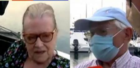 La historia de una pareja que vive en una lancha por culpa del volcán en La Palma