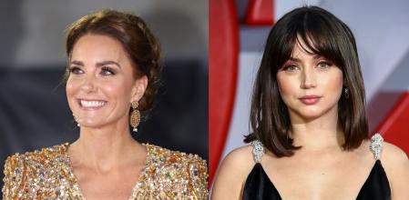 Kate Middleton y Ana de Armas en el estreno de la película en Londres
