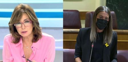 Ana Rosa arremete contra Miriam Nogueras, diputada de JxCat, por su “mala educación”