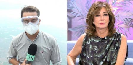 Un reportero de 'Ana Rosa' se derrumba por la tragedia de La Palma