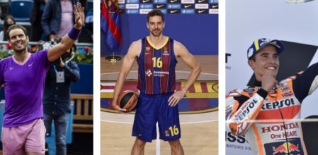 Nadal, Gasol y Márquez, entre los mejores de la historia del deporte español.