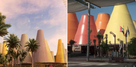 El aspecto final del pabellón de España en la Expo de Dubái hace que Twitter se llene de memes