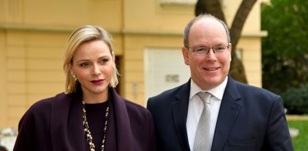 Charlene de Mónaco y Alberto de Mónaco.