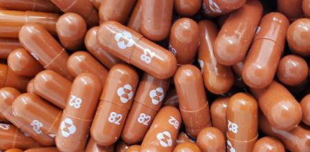 Imagen de las pastillas de Merck contra el virus