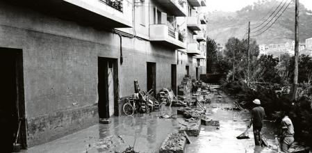 Inundaciones en Martorell de 1971 por la crecida del Llobregat y del Anoia