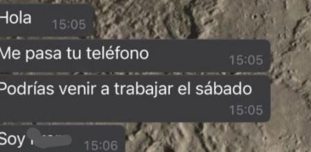 La captura de pantalla ha sido subido por la cuenta @SoyCamarero