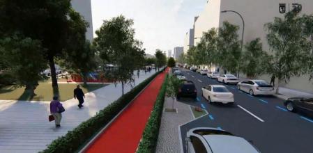 Así se verá el Paseo de la Castellana una vez terminado.&nbsp;